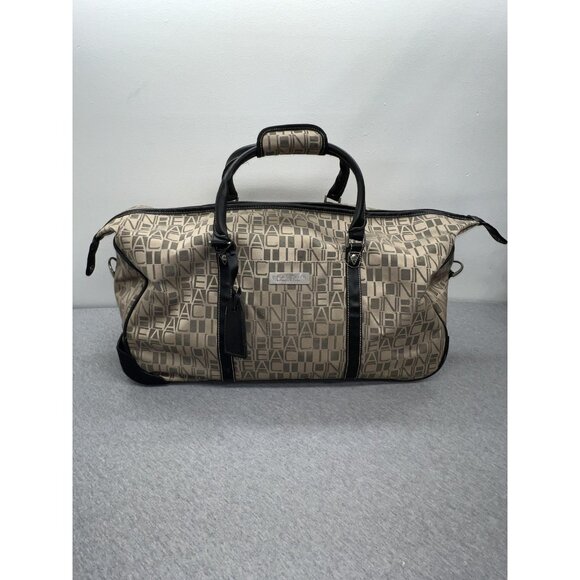 Kenneth Cole Reaction Beige 22" Rolling Duffel Bag Travel Carry On Wheeled Bag - Picture 5 of 16